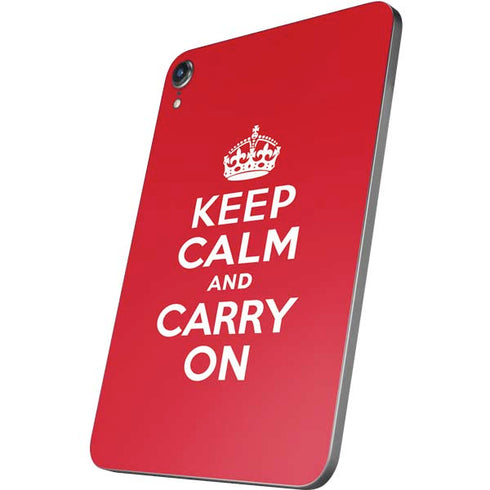 Keep Calm and Carry On Apple iPad Mini Skin