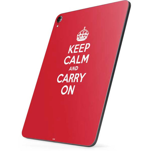 Keep Calm and Carry On Apple iPad Pro Skin