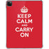 Keep Calm and Carry On iPad Pro 11in (2024) Clear Case