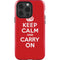Keep Calm and Carry On iPhone 15 Pro Impact Case