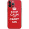 Keep Calm and Carry On iPhone 15 Pro Max Skin