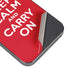 Keep Calm and Carry On iPhone 15 Pro Max Skin