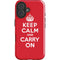Keep Calm and Carry On iPhone 16 Impact Case