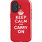 Keep Calm and Carry On iPhone 16 Plus Magsafe Impact Case