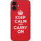 Keep Calm and Carry On iPhone 16 Plus Skin