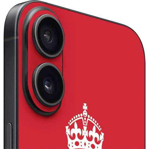 Keep Calm and Carry On iPhone 16 Plus Skin