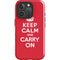 Keep Calm and Carry On iPhone 16 Pro Impact Case
