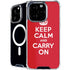 Keep Calm and Carry On iPhone 16 Pro MagSafe Case