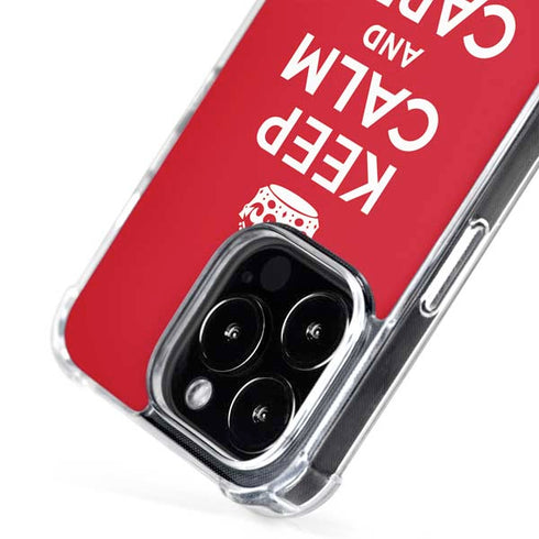 Keep Calm and Carry On iPhone 16 Pro MagSafe Case