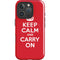 Keep Calm and Carry On iPhone 16 Pro Magsafe Impact Case