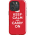 Keep Calm and Carry On iPhone 16 Pro Magsafe Impact Case