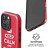 Keep Calm and Carry On iPhone 16 Pro Magsafe Impact Case