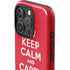 Keep Calm and Carry On iPhone 16 Pro Max Impact Case