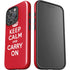 Keep Calm and Carry On iPhone 16 Pro Max Impact Case