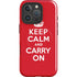 Keep Calm and Carry On iPhone 16 Pro Max Magsafe Impact Case