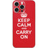 Keep Calm and Carry On iPhone 16 Pro Max Skin