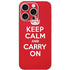 Keep Calm and Carry On iPhone 16 Pro Skin