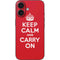 Keep Calm and Carry On iPhone 16 Skin