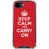 Keep Calm and Carry On iPhone 16e Clear Case