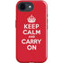 Keep Calm and Carry On iPhone 16e Impact Case