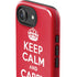 Keep Calm and Carry On iPhone 16e Impact Case