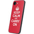 Keep Calm and Carry On iPhone 16e Skin