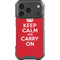 Keep Calm and Carry On iPhone 18 Pro Clear Case