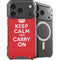 Keep Calm and Carry On iPhone 18 Pro MagSafe Case