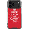 Keep Calm and Carry On iPhone 18 Pro Max Clear Case