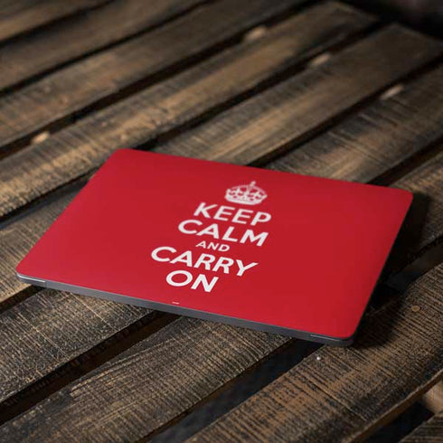 Keep Calm and Carry On Apple MacBook Air Skin