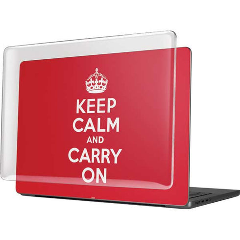 Keep Calm and Carry On MacBook Pro 14in (2021-24) Case plus Skin