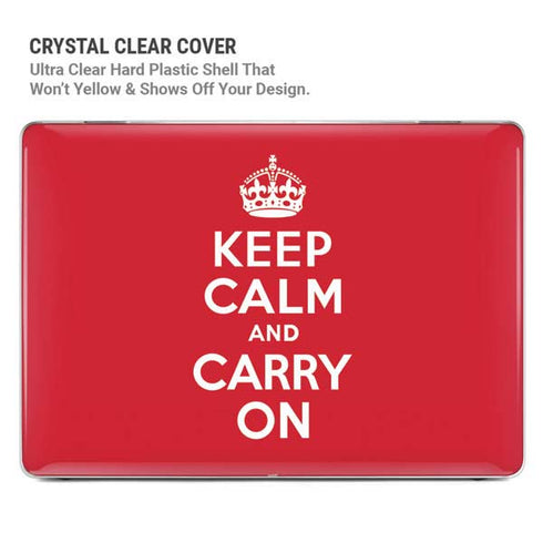 Keep Calm and Carry On MacBook Pro 14in (2021-24) Case plus Skin