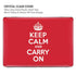 Keep Calm and Carry On MacBook Pro 14in (2021-24) Case plus Skin