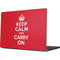 Keep Calm and Carry On Apple MacBook Pro 14-inch Skin