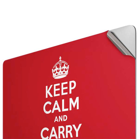 Keep Calm and Carry On Apple MacBook Pro 16-inch Skin