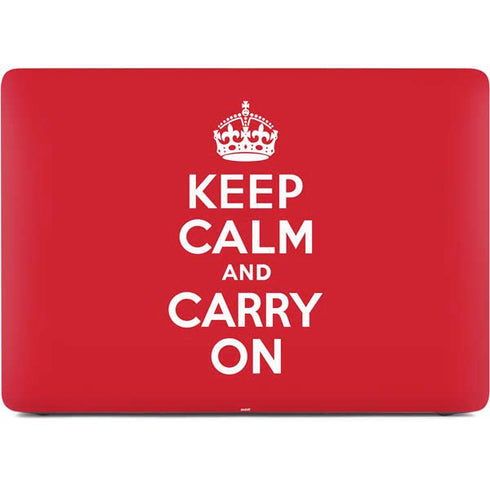 Keep Calm and Carry On Apple MacBook Pro 16-inch Skin