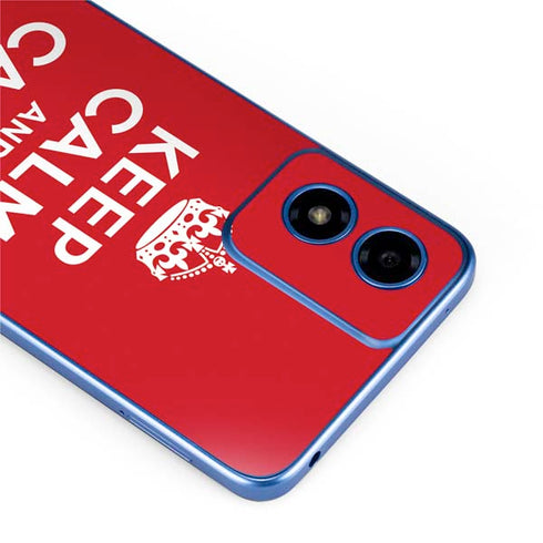Keep Calm and Carry On Moto G Play 4G (2024) Skin