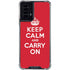 Keep Calm and Carry On Moto G Power 5G (2024) Clear Case