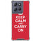Keep Calm and Carry On Moto G Stylus 5G (2025) Clear Case