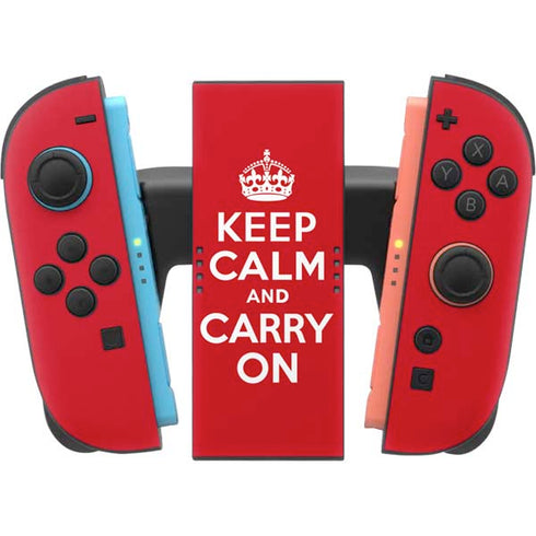 Keep Calm and Carry On Nintendo Switch 2 (2025) Joy-Con Controller Skin