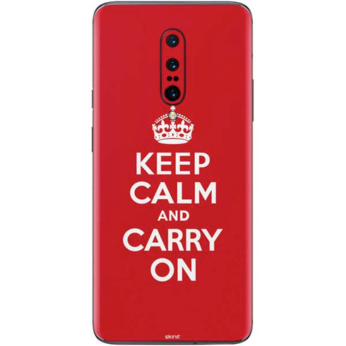 Keep Calm and Carry On OnePlus 7 Pro Skin