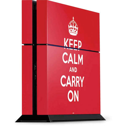Keep Calm and Carry On PlayStation PS4 Skins