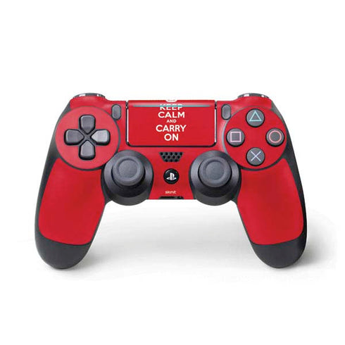 Keep Calm and Carry On PS4 Pro/Slim Controller Skin