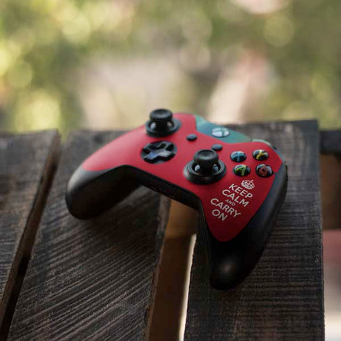 Keep Calm and Carry On Xbox One Controller Skin