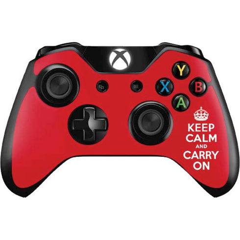 Keep Calm and Carry On Xbox One Controller Skin
