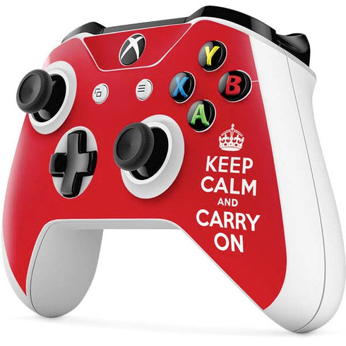 Keep Calm and Carry On Xbox One S All-Digital Edition Bundle Skin