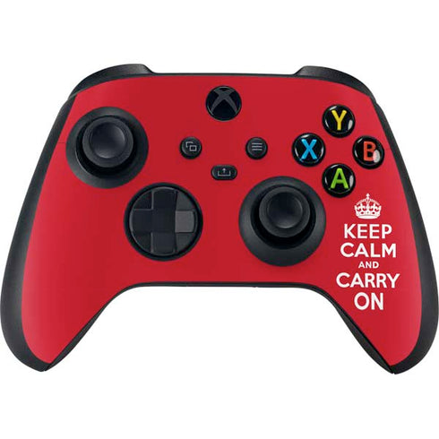 Keep Calm and Carry On Xbox Series X Bundle Skin