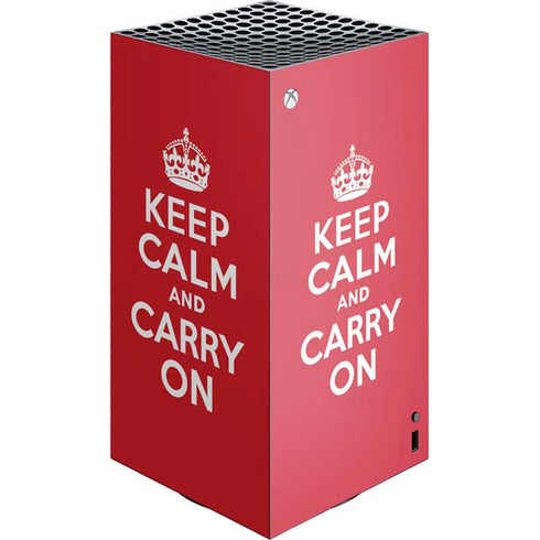 Keep Calm and Carry On Xbox Series X Skins