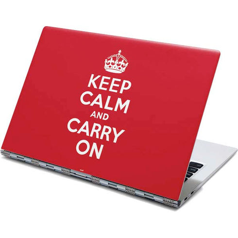 Keep Calm and Carry On Yoga 910 2-in-1 14in Touch-Screen Skin