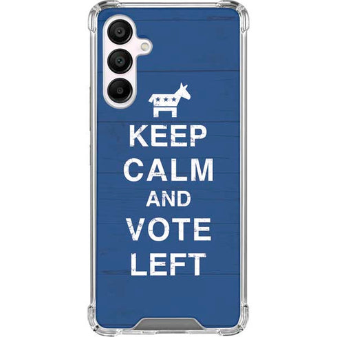 Keep Calm And Vote Left Galaxy A16 5G Clear Case